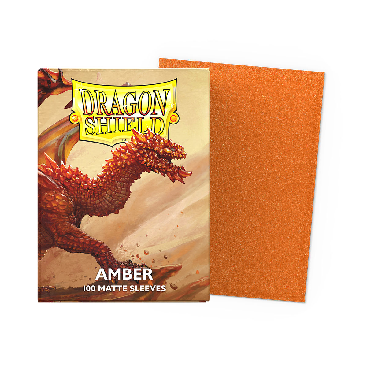 Dragon Shield Standard Sleeves Amber Matte 100ct